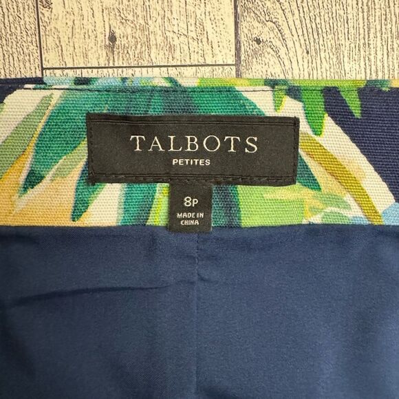 Talbot's Tropical Print Skirt Size 8 Petite - Picture 4 of 5